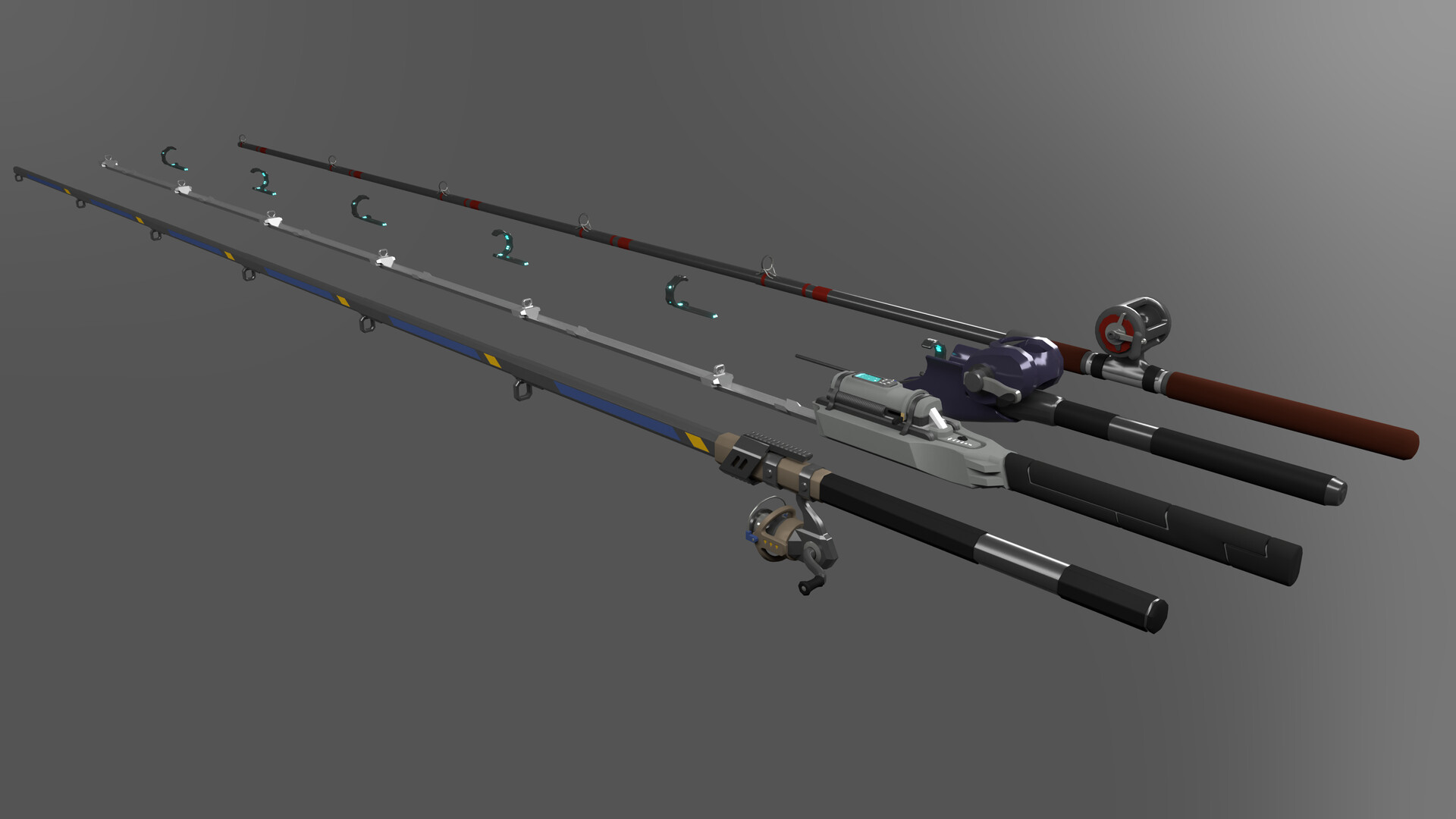 Caña de pescar avanzada